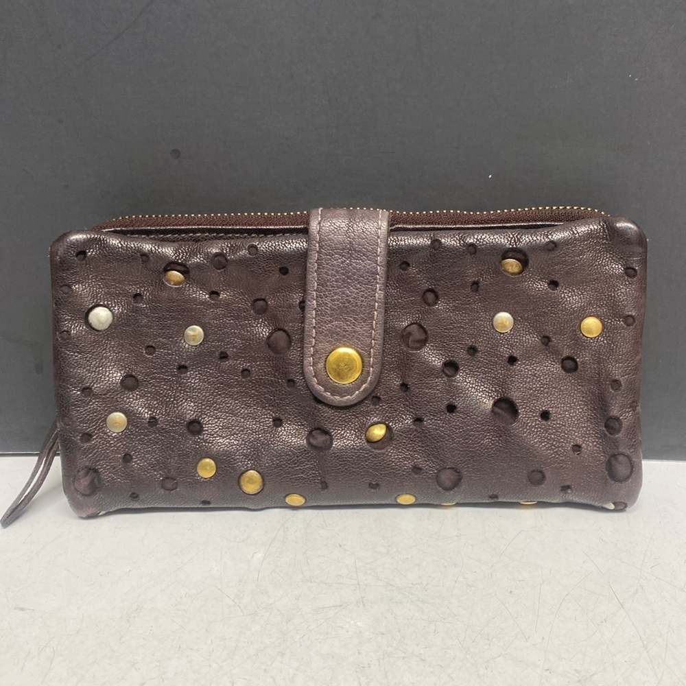 Latico Bifold Studded Leather Wallet